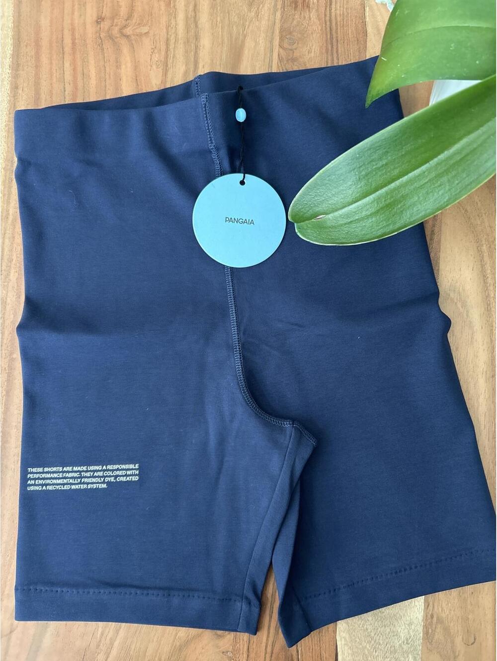 Organic🌏 Pangaia Dark Blue Bike Shorts Loving Kindness Everyday